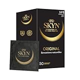 SKYN Original Kondome (50 Stück) | Skynfeel Latexfreie Kondome für Männer, Hauchzart, Dünne...