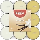 Bolsius - 18 Duft theelichter - Vanille - Brenndauer von 3,5 Stunden - Durchmesser 38 mm –...