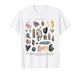 Mineralogie Kristalle Gesteine Mineralien Steine Kristall T-Shirt
