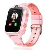 Carneedi Smartwatch Kinder 4G Uhr Kinder mit GPS und Telefon Telefonuhr Für Mädchen Jungs WLAN...