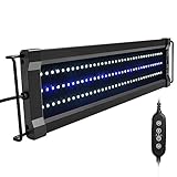 NICREW ClassicLED G2 Aquarium Beleuchtung, Steuerbar LED Lampe mit Mondlicht, IP67 Wasserdicht für...