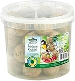 Dehner Natura Premium Meisenknödel ohne Netz, ganzjähriges Wildvogelfutter proteinreich /...