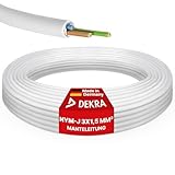 [NYM-J 3x1,5] mm² Kabel mit [DEKRA Zertifizierung] – Sicherheit und Qualität vereint: Frei...