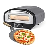 GOURMETmaxx elektrischer Pizzaofen mit Pizzaheber | Touchdisplay, Timerfunktion, 7 Programme & DIY...