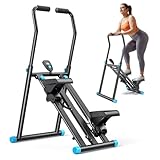 MERACH 2025 Stair Stepper Pro,Stairmaster für Zuhause mit Einstellbarem 3 Stufen Widerstand,Folding...