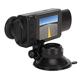 Auto-DVR, Nachtsicht, 3-Wege-Dashcam, Loop-, Wasserdicht für Fahrzeuge (Black)