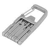 12-in-1-Schlüsselanhänger-Multitool, Edelstahl-Multitool, Outdoor-Werkzeug,...