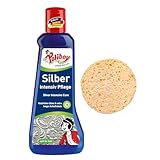 POLIBOY Silber Intensiv Pflege - Sanftes Poliermittel für Silberschmuck - 1x 200 ml - Mit Schwamm -...