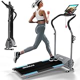 KINETIC SPORTS Elektrisches Laufband KST2500FX - Klappbarer Heimtrainer für Zuhause bis 10 km/h,...