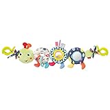 Fehn Kinderwagenkette Baby Mobile Raupe COLOR Friends – Babymobile Kette mit süßer Raupen Figur...