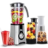 Uten E1339 Standmixer Mixer Smoothie Maker Multifunktion Standmixer Entsafte Fleisch Ice Crusher...