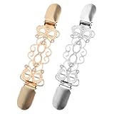 Lnngub 2 Stück Cardigan Clips, Schal-Schnalle aus Zinklegierung Vintage Pullover Clips Kleider...