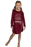 Intimo Harry Potter Nachthemd I'd Rather Stay at Hogwarts This Christmas Mädchen Pyjama - Rot -...