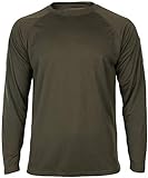 Mil-Tec Unisex Tactical Quick Dry T Shirt, Oliv, L EU