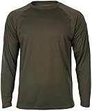 Mil-Tec Unisex Tactical Quick Dry T Shirt, Oliv, L EU