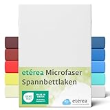 ETÉREA Microfaser Spannbettlaken 180x200cm - 200x200 - ATMUNGSAKTIV - Bettlaken Spannbetttuch...