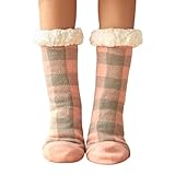 Feziwurs Hausschuhe für Damen, flauschige Pantoffelsocken | Dicke und flauschige Wintersocken für...