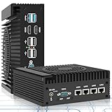 Firewall Mikrogerät, N100 4*Port i226 2,5G LAN Mini-PC Kompatibel mit pfSense Barebone, Firewall...