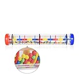 Mtlavishness Colorful 12 - inch Rainmaker Rain Stick Musical Instrument Toy Captivates Kids with...
