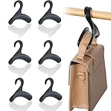 6 Stück Handtasche Kleiderbügel Haken Schrank Lagerung Handtasche Haken Tasche Rack Organizer...