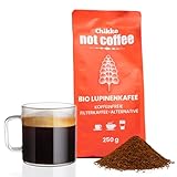 Chikko Not Coffee Lupinenkaffee - 1 x 250g - Bio Geröstete Lupine koffeinfreie Kaffeealternative -...