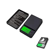 Feinwaage, Präzisionswaage 0.01 g/1000 g, Feinwaage mit Lcd-Anzeige, Digitale Küchenwaage 0.01g...