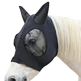 Gallopoff Fliegenmaske Pferd, Pferdemaske mit Ohren Schützerschutz, Atmungsaktives Mesh,...