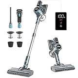 Belife Akku Staubsauger, 380W Staubsauger Kabellos, Cordless Vacuum Cleaner with 45mins Laufzeit,...