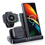 LK Induktive Ladestation für Samsung 3 in 1 Ladestation Kompatibel für Galaxy Watch 8/7/6/5/5...
