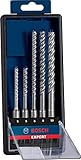 Bosch Professional 5x Expert SDS plus-7X Hammerbohrer Set (für Stahlbeton, Ø 5-10 mm, Zubehör...