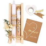 KKSJK Hochzeitsgeschenke für Brautpaar, Hochzeit Geldgeschenk Verpackung, Kerzen Geschenkset...