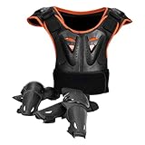 Kinder Protektoren Set - Atmungsaktive Knie- und Ellbogenschützer, Skate Schutzausrüstung mit 3D...