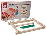 Rayher DIY Holz Kinder Webrahmen Set, Webbreite 16,5cm, Schulwebrahmen für Kinder,Erwachsene, inkl....