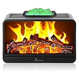 BORDEAG Kamin Elektrische Duftlampe Für Wachs, Elektrische Duftlampe Für Wachs Elektrisch, Led...