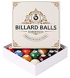 Robertson Billardkugeln für Poolbillard, Turniergröße 57,2 mm, perfektes Laufverhalten, Billard...