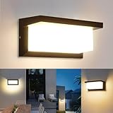 YICALE 18W LED Wandleuchte Innen/Außen,IP65 Wasserdichte Wandlampe Warmweiß 3000K Aluminium...