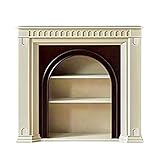 ZJFHEYUO Kaminumrandung Moderner minimalistischer Kleiner Kaminschrank Massivholz Eingangstisch...