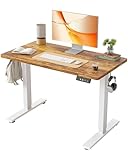 BEXEVUE Elektrisch Höhenverstellbarer Schreibtisch 100×60 cm – Ergonomischer Steh-Sitz Tisch,...