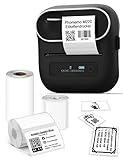 Phomemo M220 Etikettendrucker Selbstklebend Mobile Thermo-Etiketten-Drucker,Tragbarer...