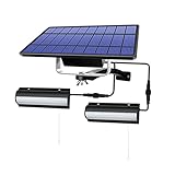 Lurrose 1Satz Solar Outdoor Licht Wasserdichte LED Solar Wandlampen Mit Fadenzug Hochhelligkeit Für...