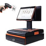 Elektronisches Kassen-Terminal mit 39,6 cm (15,6 Zoll) LED-Touchscreen, Handscanner,...