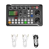 DJ Mischpult, Spezielles Soundkartenmikrofon for Live Broadcast F998-Karte mit (optionalem)...