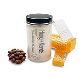 Sauna Salz Peeling – Honig Mandel 400g - Meersalz m. Jojobaöl Vitamin E Body Scrub – Dusch- und...