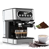 BLITZHOME 1100W Espressomaschine, Professioneller Kaffeemaschine mit professioneller...