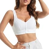 Generisch BH Große Brüste Sportbh Built In Bra Top Baumwoll Bustier Damen Sport Sport-BHS Für...