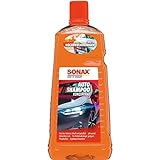SONAX AutoShampoo Konzentrat (2 Liter) durchdringt und löstr Schmutz gründlich, ohne Angreifen der...