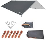 Unigear Tarp Rain Fly Regenschutzplane, Zelttuch, wasserdicht, Wanderschuppen, faltbar, leicht,...