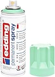 edding 5200 Permanent Spray - neo mint matt - 200 ml - Acryllack zum Lackieren und Dekorieren von...