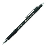 Faber-Castell 134599 - Druckbleistift GRIP 1345 black, Härtegrad B, Minenstärke 0.5 mm, mit...