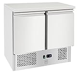 METRO Professional Kühltisch GSF 3600, Gastro-Kühltisch aus Edelstahl mit 2 Türen, silber, 169L,...